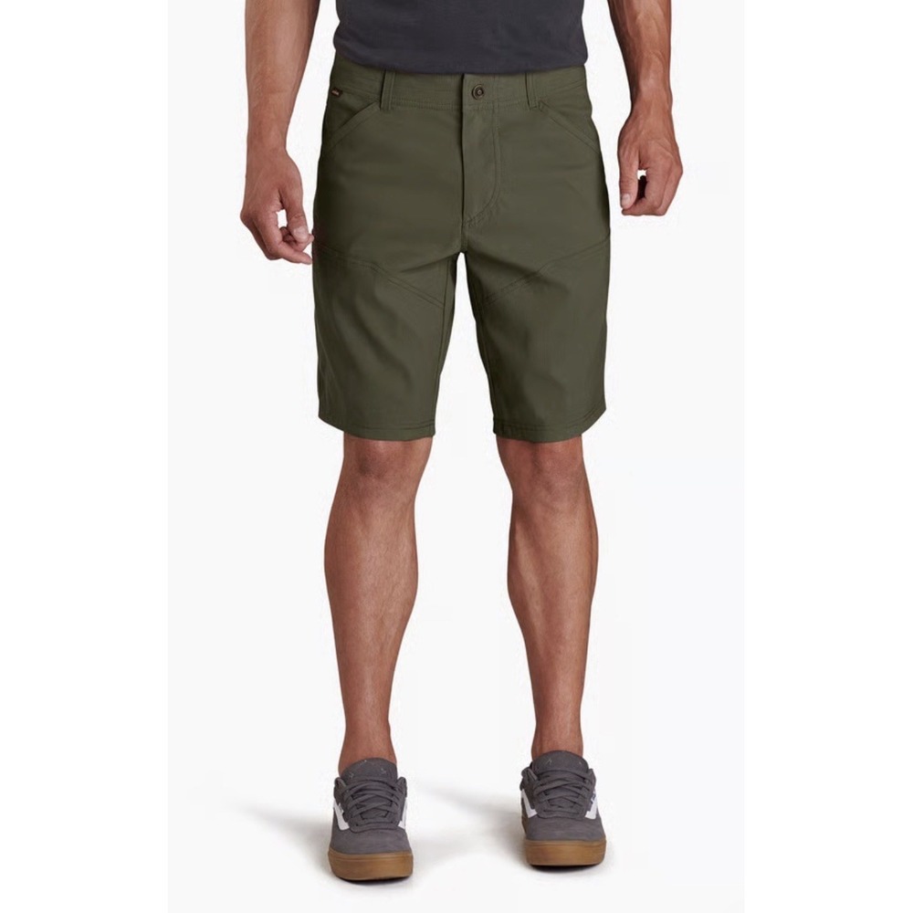 KUHL Renegade Shorts Mens 40 Green Chino Performance Hiking Casual Comfort 5121